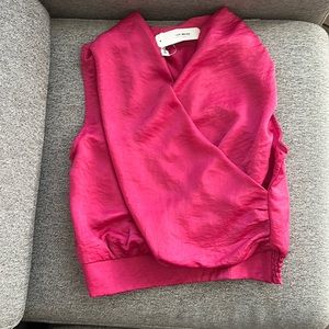Pink Crossover Top